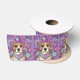 AMERICAN STAFFORDSHIRE TERRIER SATINBAND