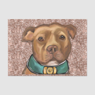 AMERICAN STAFFORDSHIRE TERRIER SEIDENPAPIER