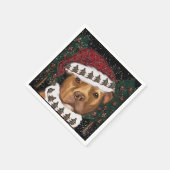 American Staffordshire Terrier Serviette (Ecke)