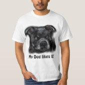 American Staffordshire Terrier T-Shirt (Vorderseite)