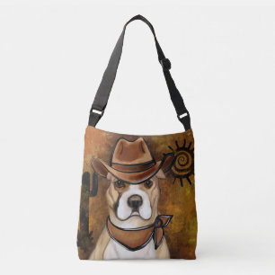 AMERICAN STAFFORDSHIRE TERRIER TRAGETASCHEN MIT LANGEN TRÄGERN