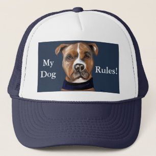 AMERICAN STAFFORDSHIRE TERRIER TRUCKERKAPPE