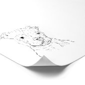 American Staffordshire Terrier Wandkunst-Dekor Poster (Ecke)