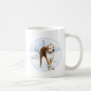 American Staffordshire Terrier Weihnachten Kaffeetasse