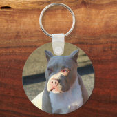 American Staffordshire Terrier Welpe Schlüsselanhä Schlüsselanhänger (Vorderseite)