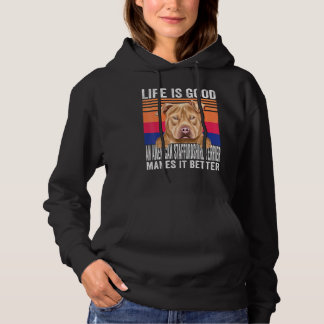 American Staffordshire Terriers Macht Dein Leben L Hoodie
