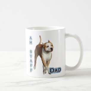 American Staffordshire Vater 4 Kaffeetasse