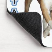 American Staffordshire Vater 4 Mousepad (Ecke)