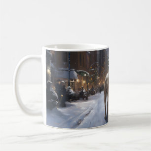 American Staffordshire Weihnachtsfeiertage Kaffeetasse