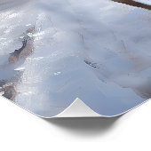 American Staffordshire Weihnachtsfeiertage Poster (Ecke)