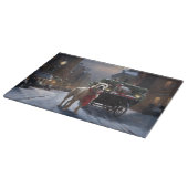 American Staffordshire Weihnachtsfeiertage Schneidebrett (Ecke)