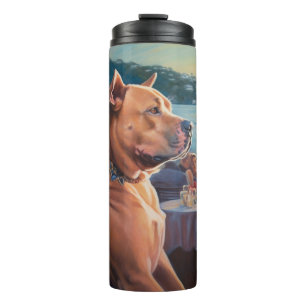 American Staffordshire Weihnachtskreuzfahrt: Pawso Thermosbecher