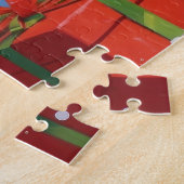 American Staffordshire Weihnachtsschnee Puzzle (Seite)