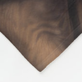 American Staffordshire with Santa Claus Christmas Fleecedecke (Ecke)