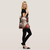 American Staffordshire with Santa Claus Christmas Tasche (Am Model)