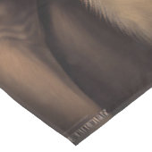 American Staffordshire with Santa Claus Christmas Tischdecke (Schrägansicht)