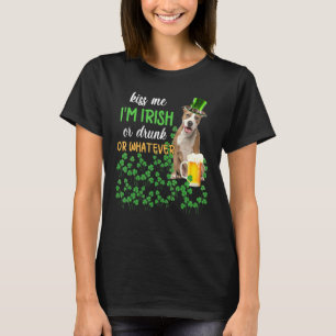 American Staffy Küss mir, ich bin irisch oder Betr T-Shirt
