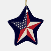 American Star-Ornament Keramikornament (Rechts)
