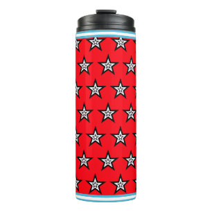 American Star Pattern Becher