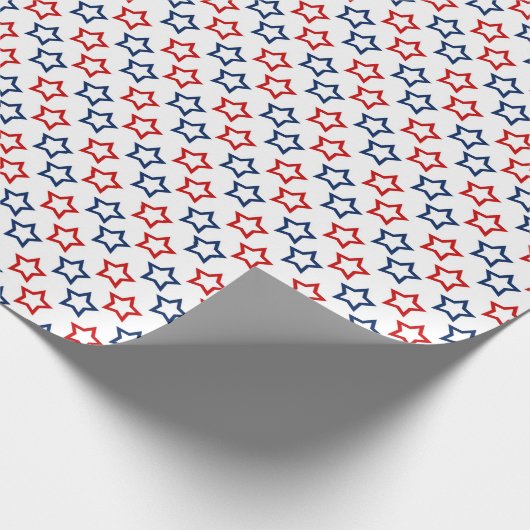 American Stars Pattern Geschenkpapier (Ecke)