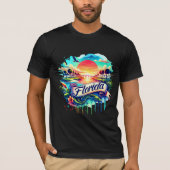 American State Map T-Shirts - Florida USA map (Vorderseite)