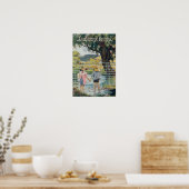 American Steel & Wire Co Fence Pond and Kids Poster (Küche)