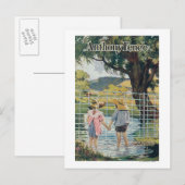 American Steel & Wire Co Fence Pond and Kids Postkarte (Vorne/Hinten)