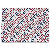 American Stepdad US Flagge USA Amerika Große Geschenktüte (Vorderseite)