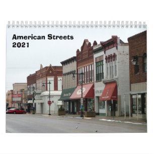 American Streets Calendar - 2021 Kalender