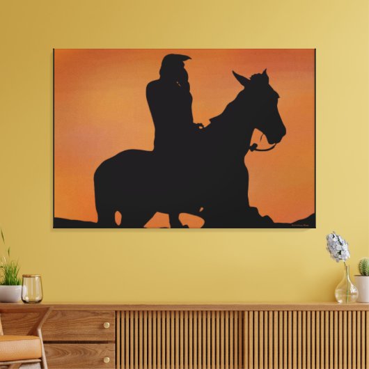 American Stretched Canvas Print Leinwanddruck (Insitu (Wohnzimmer))