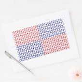 AMERICAN STRICK Rectangle Stickers (Umschlag)