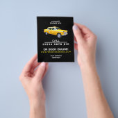 American Style Taxi Cab with Price List Flyer (Gruppe)