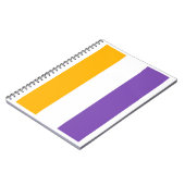 American Suffrage Flag Alice Paul Notizblock (Linke Seite)