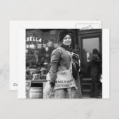 American Suffragette, 1910 Postkarte (Vorne/Hinten)