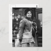 American Suffragette, 1910 Postkarte (Vorne/Hinten)