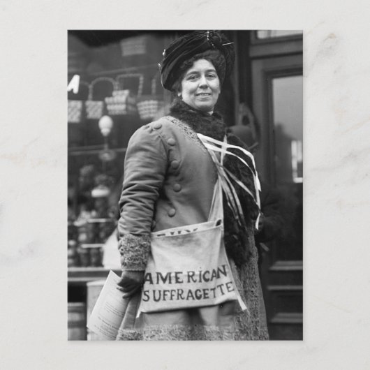 American Suffragette, 1910 Postkarte (Vorderseite)
