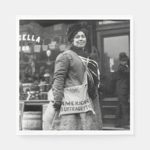 American Suffragette, 1910 Serviette