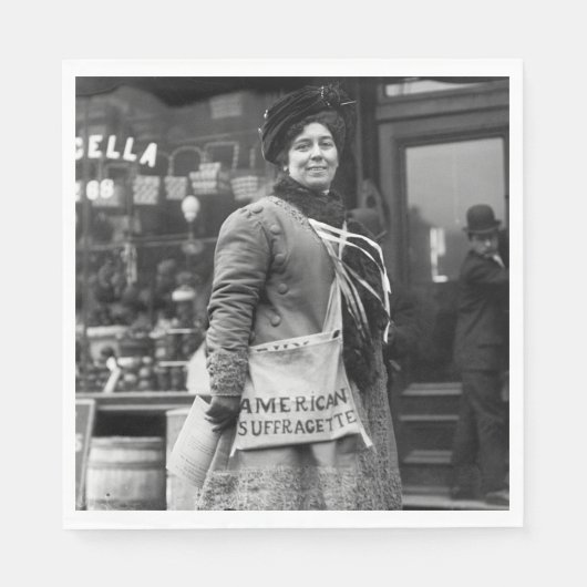 American Suffragette, 1910 Serviette (Vorderseite)