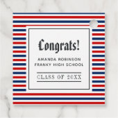 American Summer Beach Abschluss Geschenkanhänger (Rückseite)