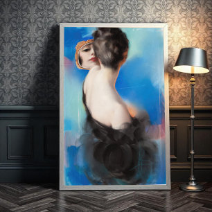 American Sunday cover Illustration, Rolf Armstrong Poster