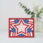 American Super Star Foto Frame Postkarte (Stehend Vorderseite)