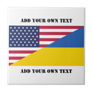 American support towards Ukraine Throw Pillow Fliese