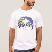 American Surfing Hawaii T - Shirt (Vorderseite)