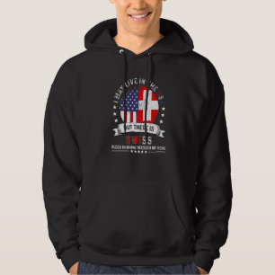 American Swiss Zuhause in den USA Patriot American Hoodie