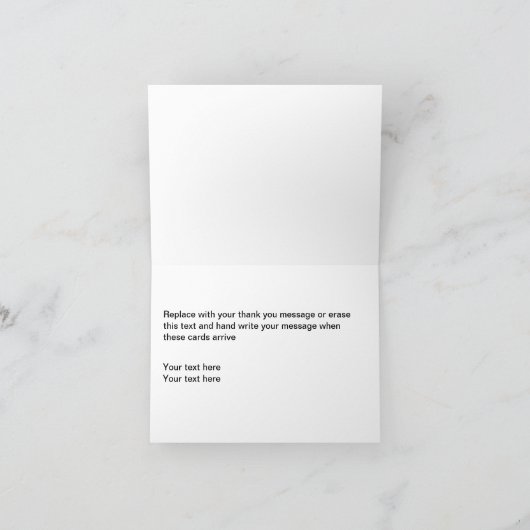 American Theme Danke Cards (Innenseite)