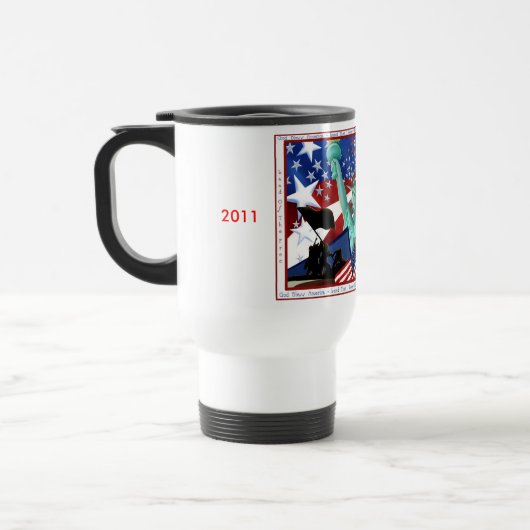 American Themed Travel Mug Template Reisebecher (Links)