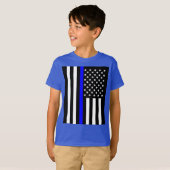 American Thin Blue Line T-Shirt (Vorne ganz)