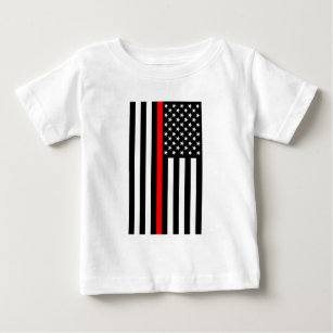 American Thin Red Line Grafik Baby T-shirt