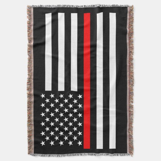 American Thin Red Line Grafik Decke (Vorderseite Vertikal)