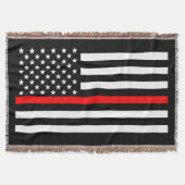 American Thin Red Line Grafik Decke (Vorderseite)